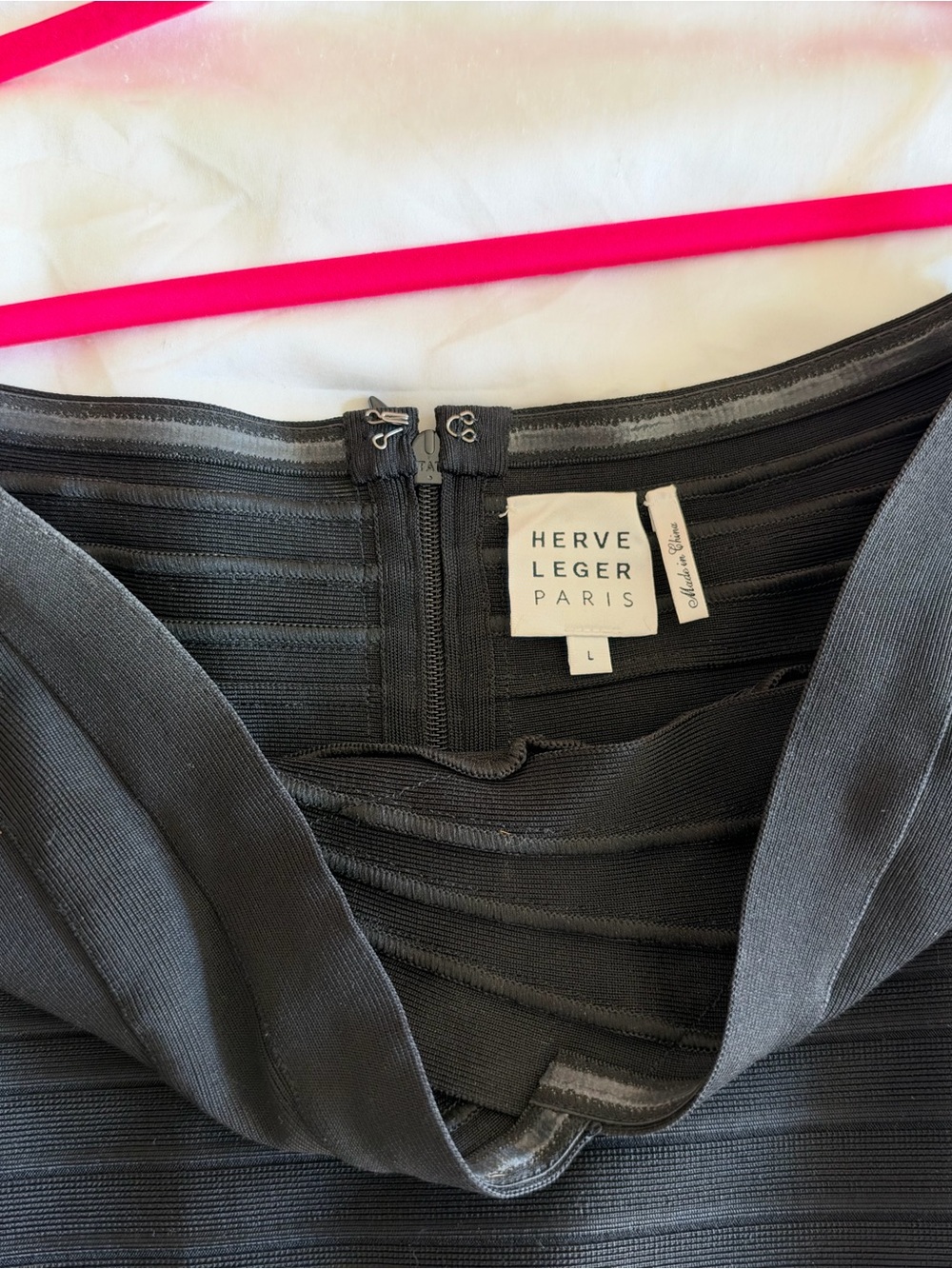 Herve Leger Sara Bandage Gown - Black